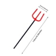 thumbnail image 2 of Plastic Trident Costume Prop for Halloween Party Dress Up Decorative Handheld Pitchfork Toy Accessory for Adults, 2 of 2