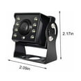 thumbnail image 4 of Kieccall 8-LED Night Vision Truck Rearview Camera - High-Definition Photosensitive Monitor, Blind Spot Detection for Buses & Large Vehicles, 4 of 8