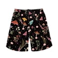 thumbnail image 3 of Binienty Men's Board Shorts Swim Trunks With Mushroom Floral Design - Quick Dry for Beach Swimming and Summer Vacation, 3 of 9