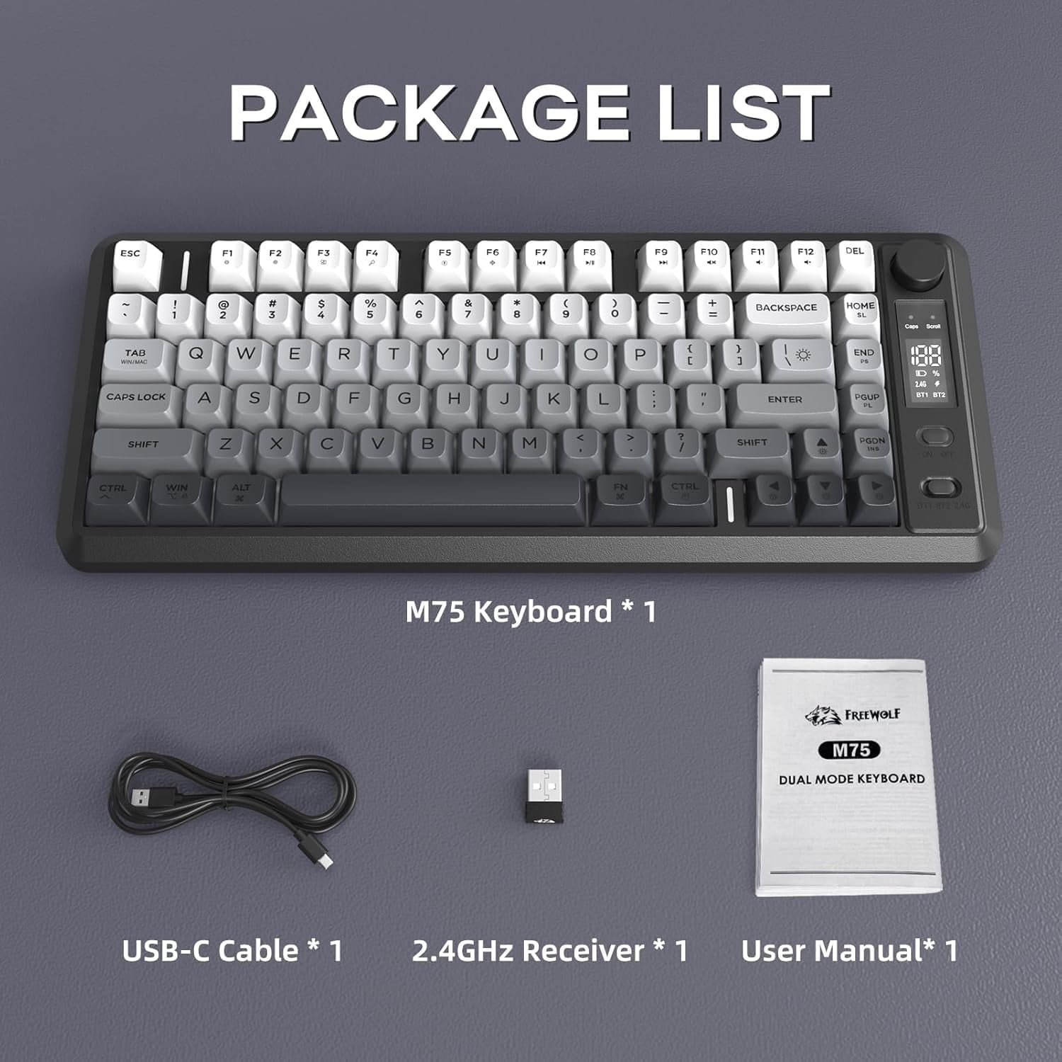 ZIYOU LANG M75 Bluetooth Keyboard