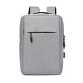 thumbnail image 2 of Advancent Mochilas para portátil de 15,5 pulgadas de almacenamiento de manga de gran capacidad con orificio de carga Bolsas de hombro Ropa Deportiva, Zapatos Gris, 2 of 6