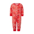 thumbnail image 2 of KOMOO Christmas Family Christmas Pajama Matching Set  Long Sleeve Reindeer Printed Pullover and Pants Xmas Pajama Sleepwear Outfit, 2 of 9