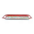 thumbnail image 2 of Contemporary Home Living Set of 4 Red and Green Rectangular Christmas Trays 15", 2 of 4