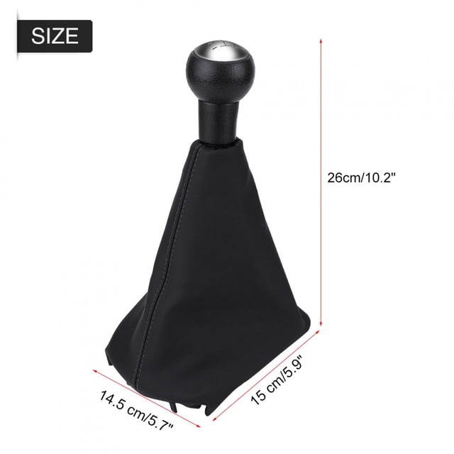 POMO DE LA PALANCA DE CAMBIOS DEL COCHE, POMO PALANCA CAMBIO 5 VELOCIDADES PU CUERO POMO PALANCA POMO DE LA PALANCA DE CAMBIOS DE 5 VELOCIDADES PARA 307 308 607 608, C3 C5