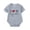 Gray, variant on Odeerbi Baby Infant Boys Girls Clothes Baby Jumpsuit Romper Toddler Short Sleeve Letter Print T-Shirt Jumpsuit