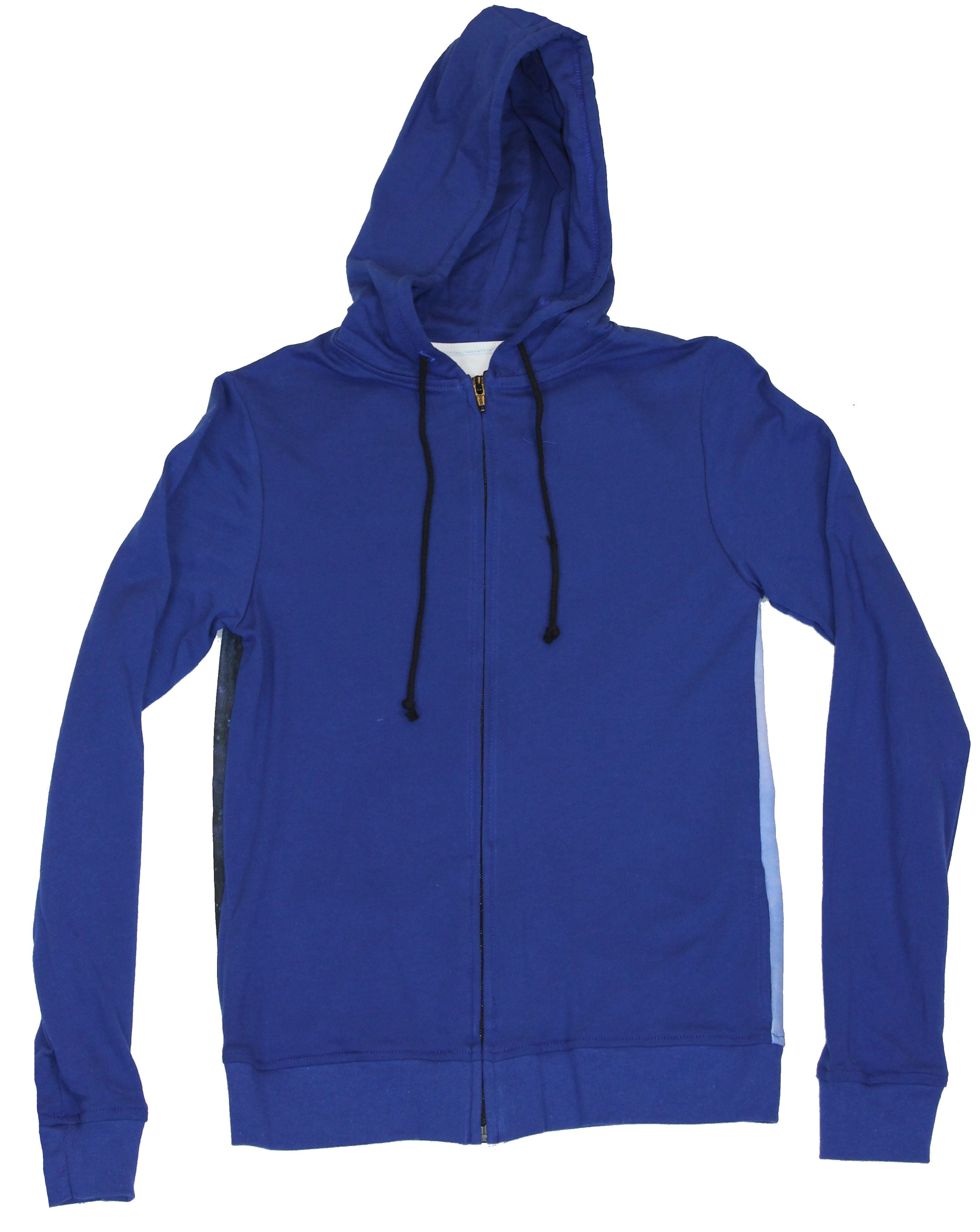 plain light blue sweatshirt