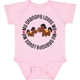 thumbnail image 3 of Inktastic Grandpa Loves Me Grandchild Horse Boys or Girls Baby Bodysuit, 3 of 5