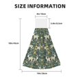 thumbnail image 3 of Disketp Deer And Flowers Hanging Kitchen Towel Tie Towels Tea Bar Dish Cloths Dry Towel for Laundry Room Decor (18*14in), 3 of 7