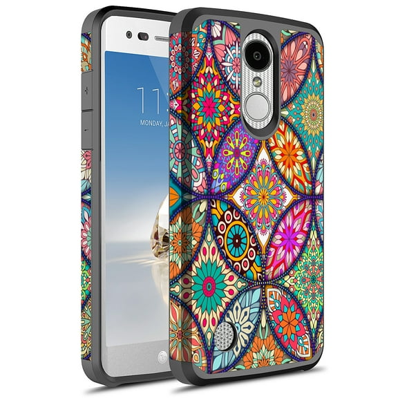 LG Zone 4 / LG Aristo 2 / LG Rebel 3 LTE / LG Rebel 2 LTE / LG Tribute Dynasty / LG Aristo / LG Phoenix 3 / LG K8 (2017) / LG Fortune / LG Risio 2 Hybird Graphic Case (Colorful Mandala)
