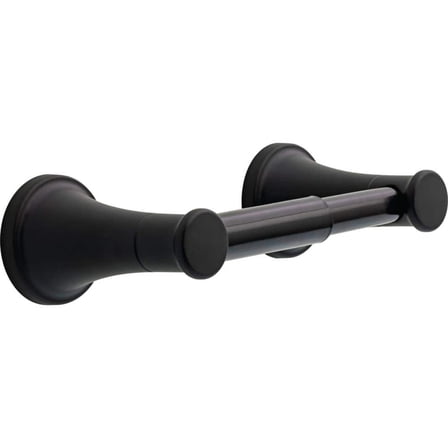 Delta Casara Wall Mount Toilet Paper Holder in Matte Black