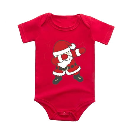 

iaksohdu Baby Romper Long Sleeves Round Collar Elk Printing Infant Newborn First Christmas Romper Festival Jumpsuit for Wedding