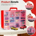 thumbnail image 5 of 72-Compartment Toy Organizer Storage Box for , Matchbox,  Toys & Dolls - Red, 5 of 6
