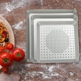 thumbnail image 5 of Travelwant Pizza Baking Pan, Pizza Pan Crisper with Holes, Perforated Heavy Duty Aluminum Alloy Vented Pizza Pans Pizza Crisper Pan Pizza Baking Tray Bakeware for Home Restaurant Kitchen, 5 of 7