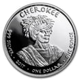thumbnail image 2 of 2017 1 oz Silver Proof State Dollars Cherokee Georgia Otter, 2 of 2