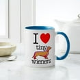 thumbnail image 4 of CafePress - I Heart Tiny Wieners - 11 oz Ceramic Mug - Novelty Coffee Tea Cup, 4 of 4