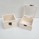 thumbnail image 2 of 2 Paquetes De Caja De Almacenamiento De | Almacenamiento De Cocina | Caja De | De Con Tapa | Caja Decorativa Para Manuali El 18x18x7cm BLESIY Cajas de madera sin pintar, 2 of 8