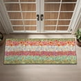 thumbnail image 2 of Pioneer Flower Floral Print Pattern Door Rugs,Washable Non Slip Door Mats Indoor,Decorative Door Mats,Entry Mat Indoor for Entrance,Bedroom,Kitchen,Bathroom,16"x47", 2 of 6