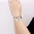 thumbnail image 5 of TINGN Butterfly Charm Bracelets for Women Inspirational Bangle Bracelet Expandable 26 Letters Initial Charm Butterfly Bracelets for Women, 5 of 6