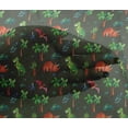 thumbnail image 4 of oneOone Viscose Chiffon Dark Green Fabric Leaves|Palm Tree & Dinosaur Sewing Fabric By The Yard Printed Diy Clothing Sewing Supplies 42 Inch Wide, 4 of 4
