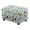 Colored Cow Spot, variant on Xixirimido Butterfly Retro Boho Mandala Pattern Ottoman Cover Rectangle Footrest Ottoman Slipcovers Footstool Cover Form Fit Stretch Ottomans Protective Cover for Living Room, Large