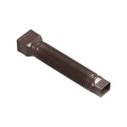 PRINxy Rain Gutter Downspout Extensions Flexible, Downspout Extender,Down Spout Extender, Gutter Connector Rainwater Drainage Brown