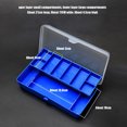 thumbnail image 4 of Portable Fishing Tackle Box 11 Compartments Double-layer Lure Bait Storage Case Large Capacity Fishing Tool Box, 4 of 8