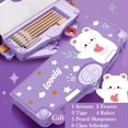 thumbnail image 1 of Trousse à Crayons Kawaii Multifonction Mignonne Boîte à Stylos Rentrée Fournitures de Bureau pour Fille Sac de Rangement Japonais Coréen Papeterie, 1 of 5