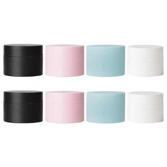 Unbranded  8 Pcs Makeup Container Jar Color Cream Portable Containers Travel