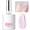 B, variant on Builder Gel for Nails, 8-in-1 Hard Gel for Nail Extensions, Base Gels & Strengthener, Light Pink Rhinestone Glue for DIY Beginners