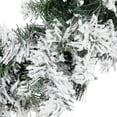 thumbnail image 5 of Northlight Flocked Pine Artificial Christmas Wreath - 24" - Unlit, 5 of 6