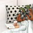 thumbnail image 2 of Fall Pillow Covers 12x20 Set of 2 Pumpkin Maple Leaves and Polka Dot Fall Decor Pillowcase Linen Autumn Thanksgiving Decorative Outdoor Throw Pillow Covers Farmhouse Cushion Case for Couch Home, 2 of 6