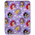 thumbnail image 1 of Disney Princess Kids Silk Touch Fleece Throw, 100% Polyester, 1 of 5