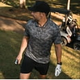 thumbnail image 6 of Burlebo Men's Performance Short Sleeve Polo Golf Shirt, 6 of 6