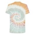 thumbnail image 3 of Dvprdro Men's Tie Dye Short Sleeve T-shirts Fashion Trendy Crew Neck Pullover Tops Casual Gym Sport Workout Tee Gray M, 3 of 5