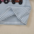thumbnail image 6 of Kids Boys Summer Casual Outfit Set for Easter Cute Embroidery Short Sleeve T-Shirt and Shorts Set Toddler Boy Easter Set, 6 of 6