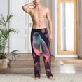 thumbnail image 4 of Salouo Bird 1 Print Pajama Pants for Men, Lounge Pants Elastic Waistband Casual Men's sleepwear Loungewear Sleep Pajama Pant -Medium, 4 of 7