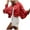 Red, variant on Lovskoo Women's Sequin Tassel Jacket Retro Long Sleeve Lapel Reflective Fringe Jacket Party Clubwear Red