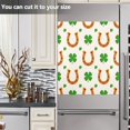 thumbnail image 4 of Dailycode Dishwasher Magnet Cover Magnetic Fridge Door Cover Home Kitchen Decor, Horseshoe and Four Leaf Clover, 23"x 26", 4 of 6