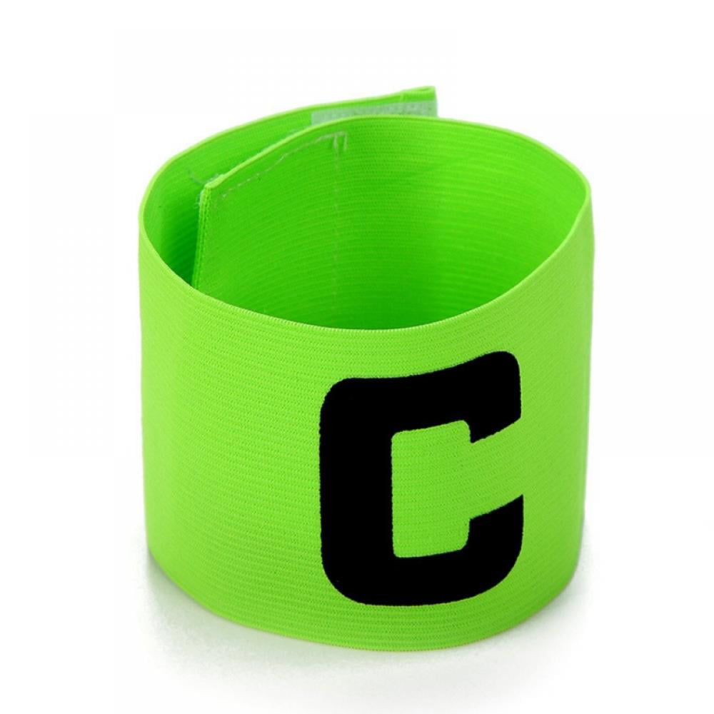 4 Colours Available for Multiple Sports Fitness Health Football Band Soccer Captains Armband Design Captain Band for Adult and Youth