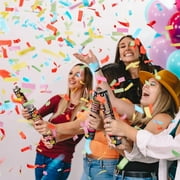 Multicolor Confetti Cannons 8 Pack