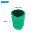 thumbnail image 2 of Uxcell Rubber Finger Tips Silicone Thumb Fingertip Protector Covers Guard Pads Thimble Grips Green Small Size 10 Pack, 2 of 5