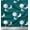 Dark Teal Green, variant on Soimoi Silk Fabric Bamboo Tree,Moon & Stork Bird Print Sewing Fabric Yard 42 Inch Wide