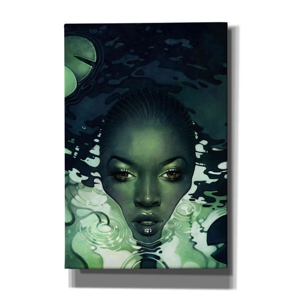 Epic Graffiti 'Beverly' by Anna Dittman, Giclee Canvas Wall Art, 12"x18"