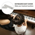 thumbnail image 4 of KAKOWELY Piano Keyboard Cover Microfiber Washable 88 Keys Digital Piano Dust Cover,52.76X"X5.91"X0.2", 4 of 5