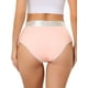 thumbnail image 3 of Bragas Allegra K para mujeres (Disponibles en tallas grandes), control de abdomen alto, rosa claro M, 3 of 4