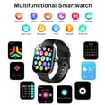 thumbnail image 3 of WeurGhy Smart Watch for Men Women iPhone Android, 1.91" HD Touchsreen, Bluetooth Call and Music Control, Fitness Tracker, 110+ Sports Modes, IP68 Waterproof, Black, 3 of 8