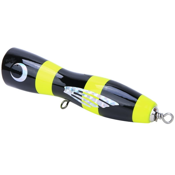 Cebo de simulación cebo de señuelo Popper de 3 colores señuelo de pez de madera aparejos de pesca de mar divertidos al aire libre para niños adultos para agua de mar/agua ANGGREK Otros
