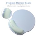 thumbnail image 3 of Ergonomic Candy-Color Mouse Pad, with Gel Wrist Rest Support, Non-Slip for Home Office Working, 3 of 6