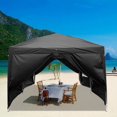 thumbnail image 2 of enyopro 10 x20 ft Outdoor Canopy Party Wedding Tent, Folding Gazebo Pavilion with 4 Removable Sidewalls, Upgraded Heavy Duty Canopy Waterproof Tent for Camping BBQ Beach Car Shelter, B041, 2 of 10