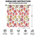 thumbnail image 2 of Blackout Kids Curtains,White Strawberry Plants Fruit Childrens Insulated Curtains Set Of 2,Bedroom Essentials,Toddler Room Decor 42x84in(106x213cm), 2 of 4